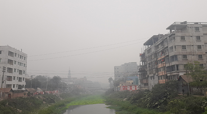বসন্তেও কুয়াশাচ্ছন্ন সিরাজগঞ্জের আকাশ